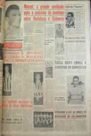 Página do jornal Correio do Ceará de dezembro de 1958