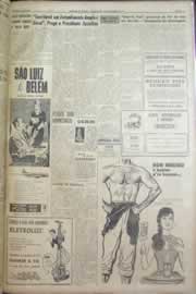 Página do jornal Correio do Ceará de dezembro de 1958