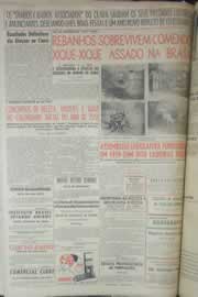 Página do jornal Correio do Ceará de dezembro de 1958