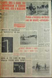 Página do jornal Correio do Ceará de janeiro de 1959