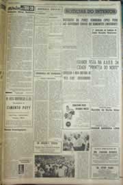 Página do jornal Correio do Ceará de janeiro de 1959