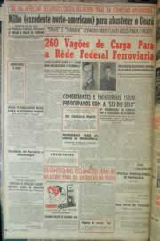 Página do jornal Correio do Ceará de janeiro de 1959