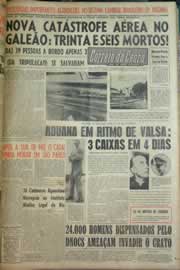 Página do jornal Correio do Ceará de janeiro de 1959