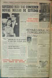Página do jornal Correio do Ceará de janeiro de 1959