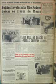 Página do jornal Correio do Ceará de janeiro de 1959