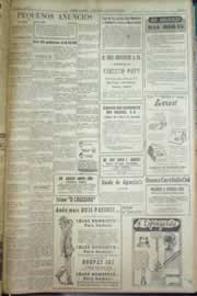 Página do jornal Correio do Ceará de janeiro de 1959