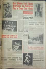 Página do jornal Correio do Ceará de janeiro de 1959