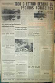 Página do jornal Correio do Ceará de janeiro de 1959