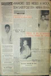 Página do jornal Correio do Ceará de janeiro de 1959