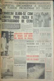 Página do jornal Correio do Ceará de janeiro de 1959