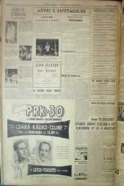 Página do jornal Correio do Ceará de janeiro de 1959