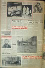 Página do jornal Correio do Ceará de janeiro de 1959