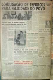 Página do jornal Correio do Ceará de janeiro de 1959