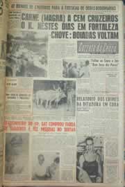 Página do jornal Correio do Ceará de janeiro de 1959
