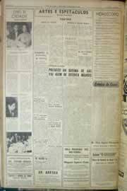 Página do jornal Correio do Ceará de janeiro de 1959