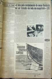 Página do jornal Correio do Ceará de fevereiro de 1959