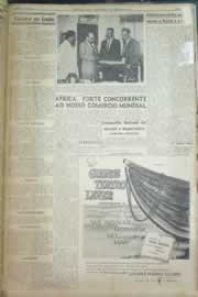 Página do jornal Correio do Ceará de fevereiro de 1959