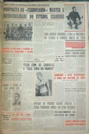 Página do jornal Correio do Ceará de fevereiro de 1959