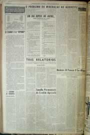 Página do jornal Correio do Ceará de março de 1959
