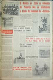 Página do jornal Correio do Ceará de março de 1959