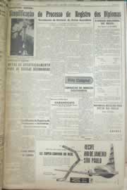 Página do jornal Correio do Ceará de março de 1959