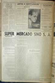 Página do jornal Correio do Ceará de março de 1959