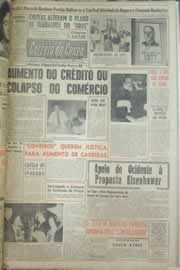 Página do jornal Correio do Ceará de março de 1959