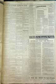 Página do jornal Correio do Ceará de março de 1959