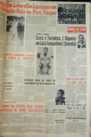 Página do jornal Correio do Ceará de julho de 1959