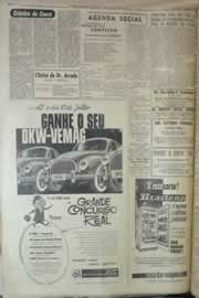 Página do jornal Correio do Ceará de julho de 1959
