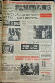 Página do jornal Correio do Ceará de julho de 1959