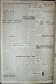 Página do jornal Correio do Ceará de julho de 1959
