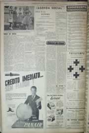 Página do jornal Correio do Ceará de julho de 1959