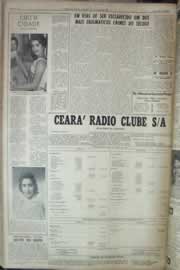 Página do jornal Correio do Ceará de julho de 1959