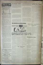 Página do jornal Correio do Ceará de julho de 1959