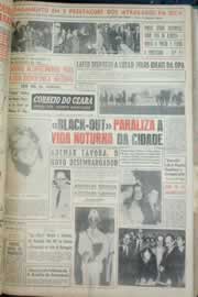 Página do jornal Correio do Ceará de agosto de 1959