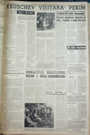 Página do jornal Correio do Ceará de agosto de 1959