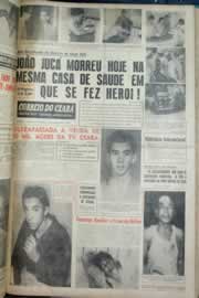 Página do jornal Correio do Ceará de agosto de 1959