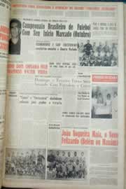 Página do jornal Correio do Ceará de agosto de 1959
