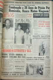 Página do jornal Correio do Ceará de agosto de 1959