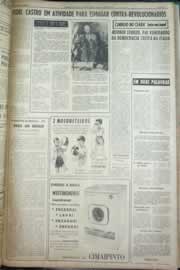 Página do jornal Correio do Ceará de agosto de 1959