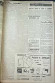 Página do jornal Correio do Ceará de agosto de 1959