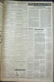 Página do jornal Correio do Ceará de agosto de 1959