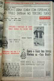 Página do jornal Correio do Ceará de agosto de 1959