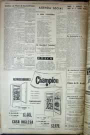 Página do jornal Correio do Ceará de agosto de 1959