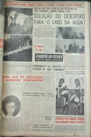 Página do jornal Correio do Ceará de agosto de 1959