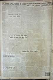 Página do jornal Correio do Ceará de outubro de 1959