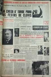 Página do jornal Correio do Ceará de outubro de 1959
