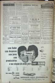 Página do jornal Correio do Ceará de outubro de 1959
