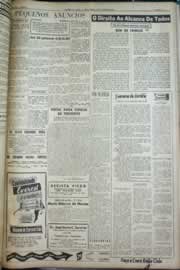 Página do jornal Correio do Ceará de outubro de 1959
